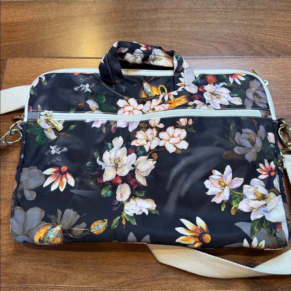 CANVASLOVE Floral Laptop Bag - Picture 7 of 11